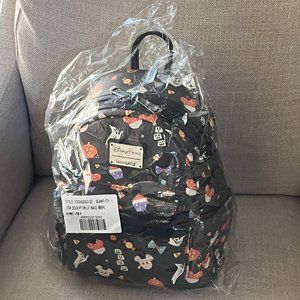 Disney Parks x Loungefly Mickey Mouse Treats Snacks Halloween Mini Backpack